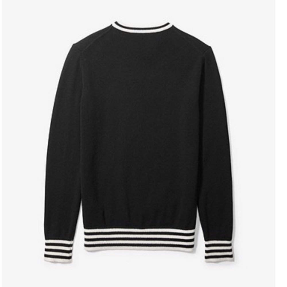 Michael Kors Collection LOVE ONLY NO HATE Cashmere sweater size L - Picture 4 of 10